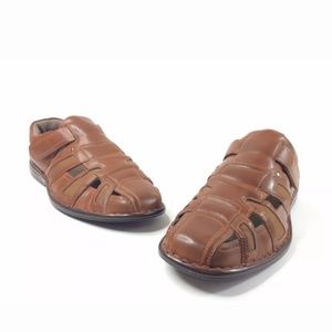 Stacy Adams Brown Shoes Mens 12 Fisherman Sandals
